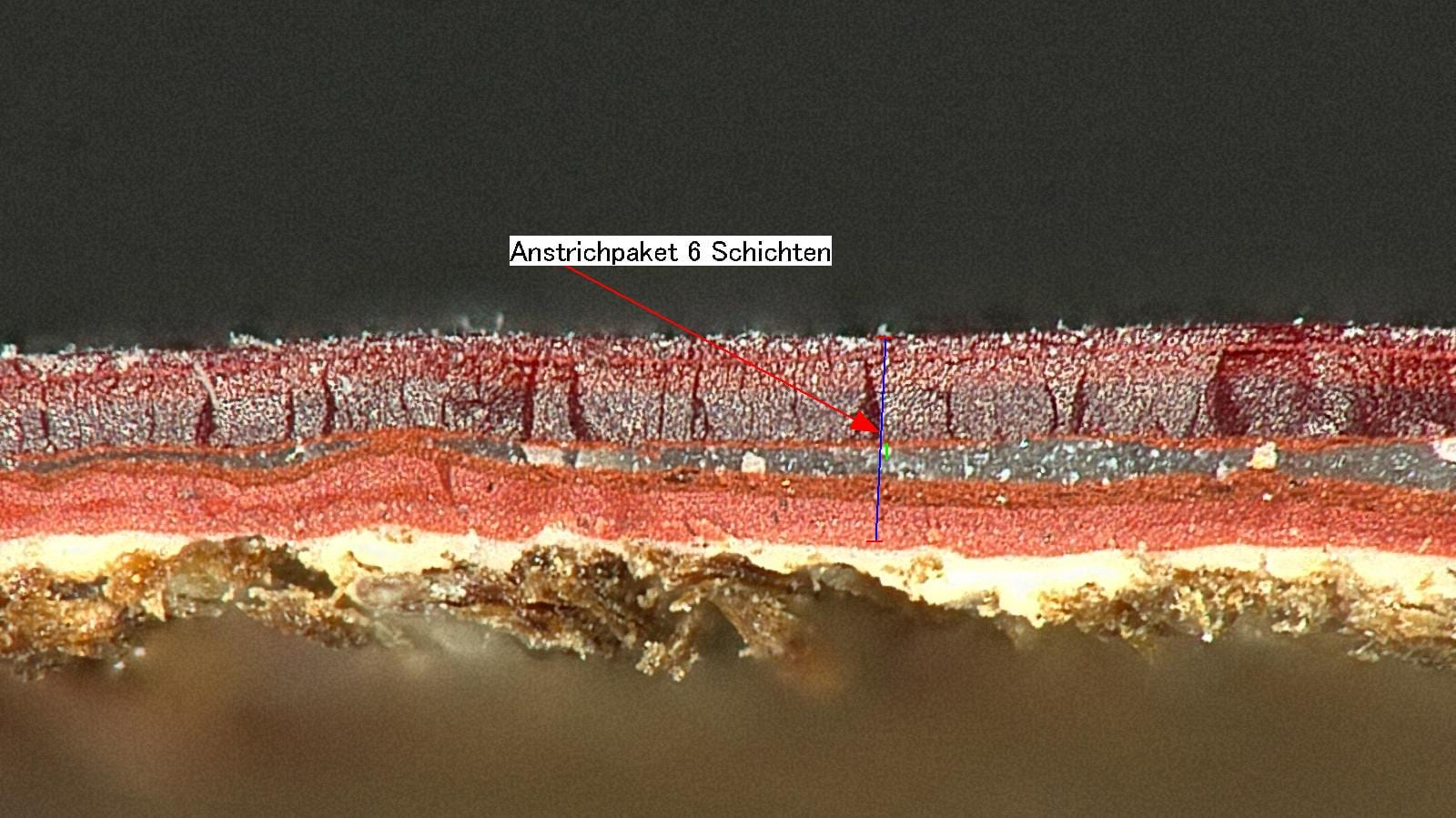 Mikroskopie - Anstrichschichten