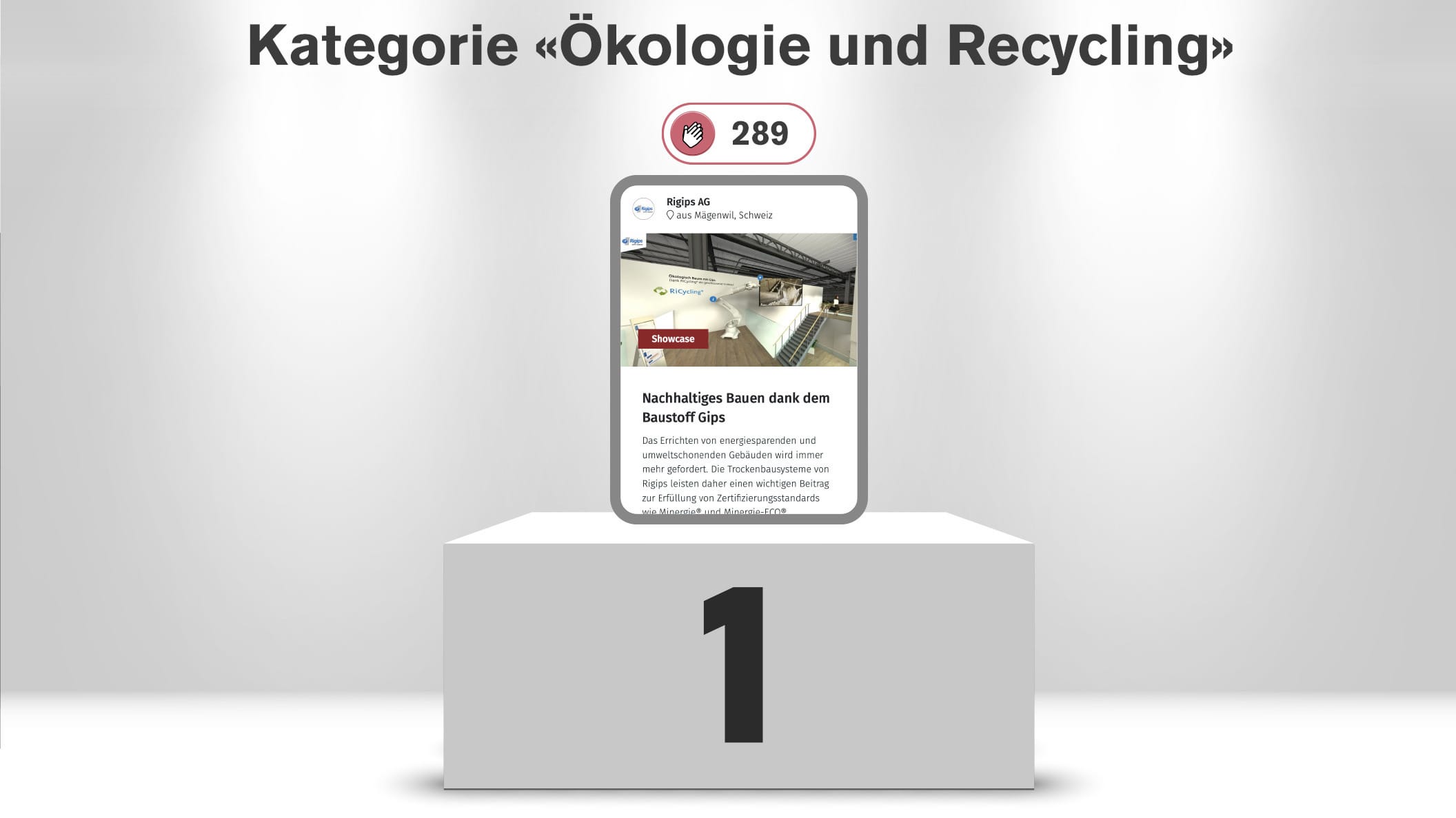 Ökologie und Recycling