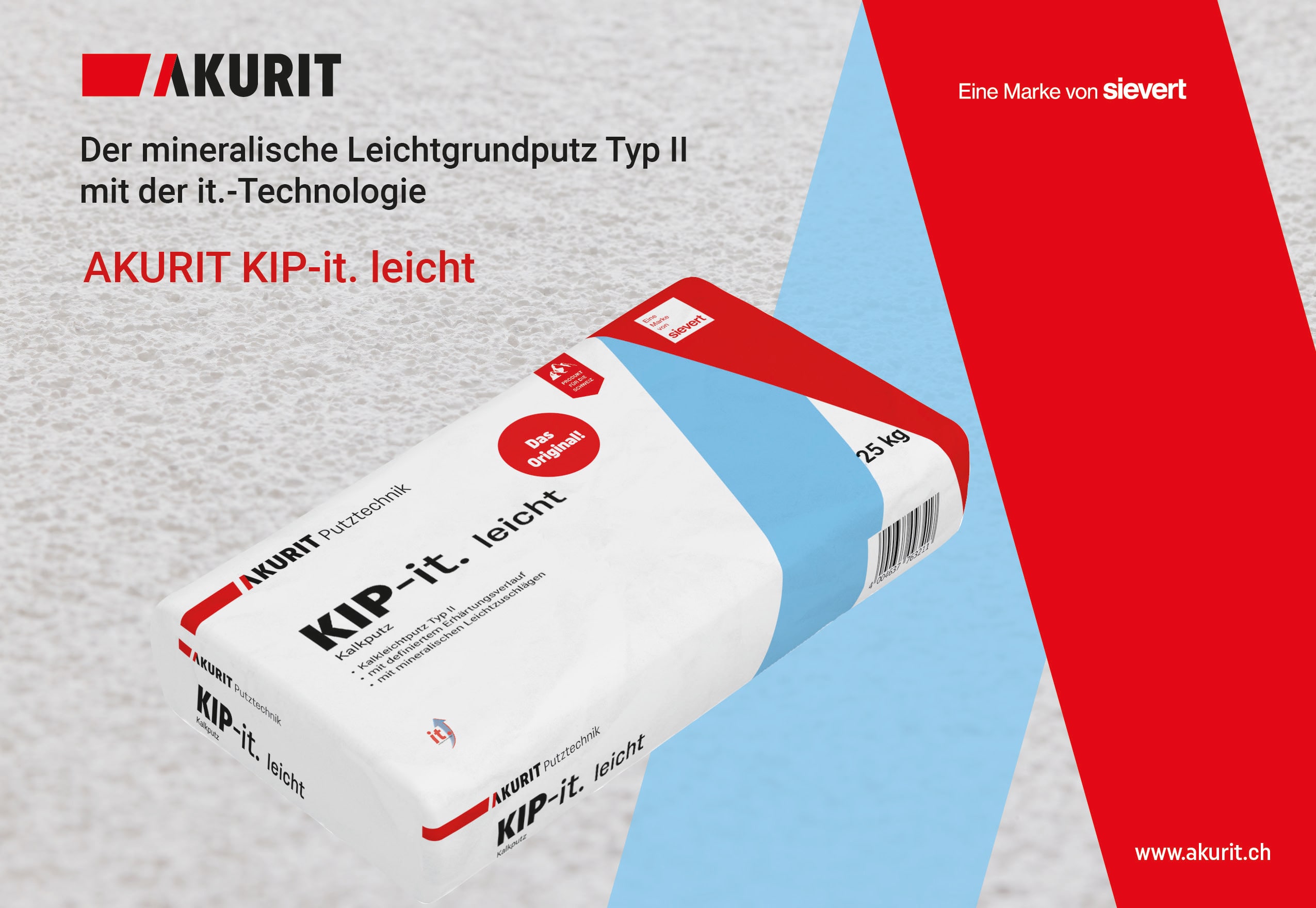 KIP-it. leicht - Der Kalkleichtputz Typ II