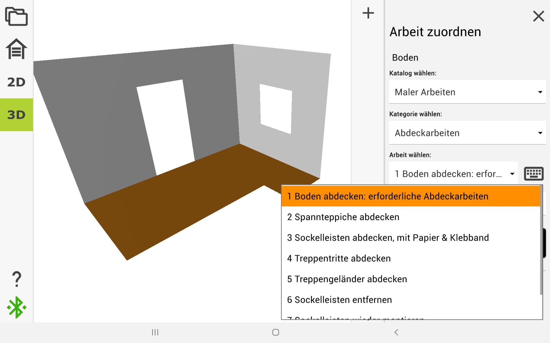 ...zur 3D Visualisierung zur Zuweisung der geplanten Arbeiten