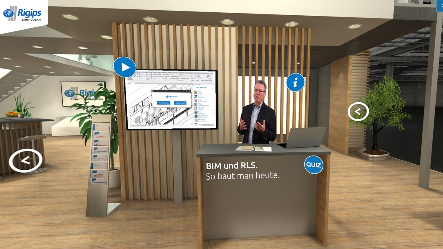 Besuchen Sie unseren virtuellen Messestand und erfahren Sie mehr zu den Themen BIM und RLS.