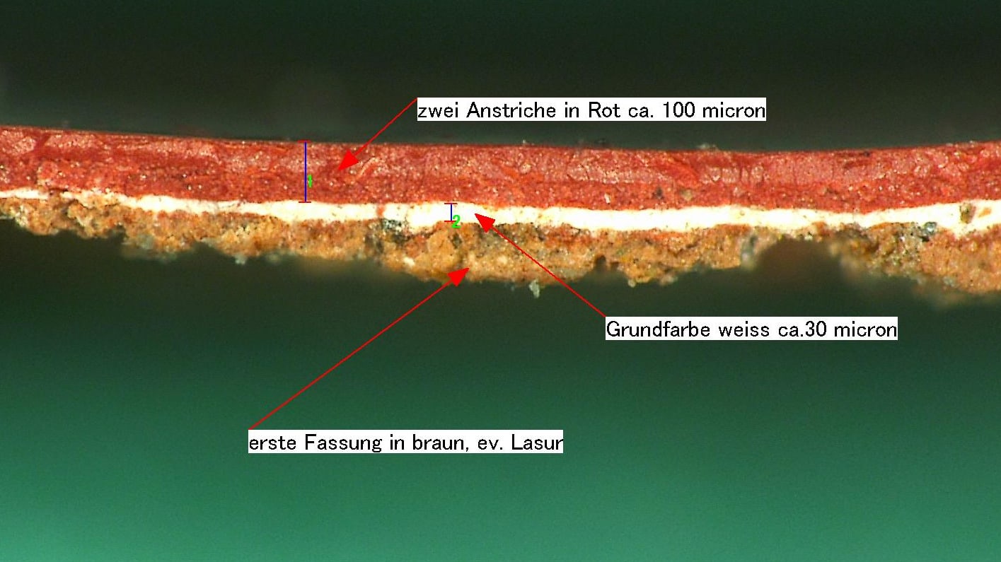 Mikroskopie - Anstrichschichten